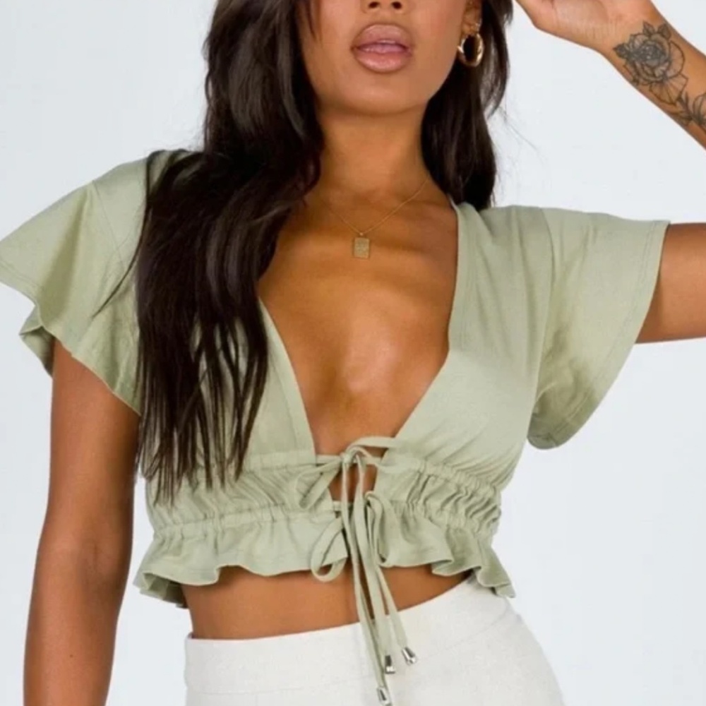 PRINCESS POLLY TIE TOP